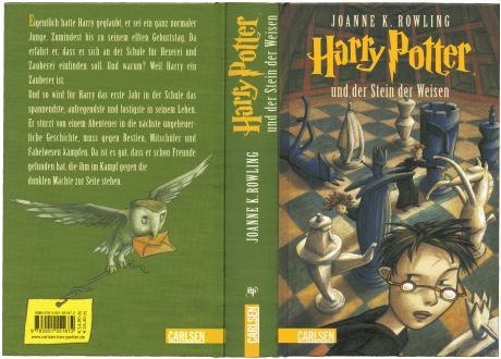 Germany: 'Harry Potter und der Stein der Weisen' book cover